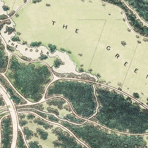 Vintage Prospect Park Brooklyn, NY Map 1868