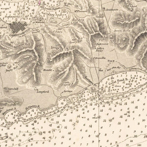 Vintage Nautical Map of St. Croix 1958