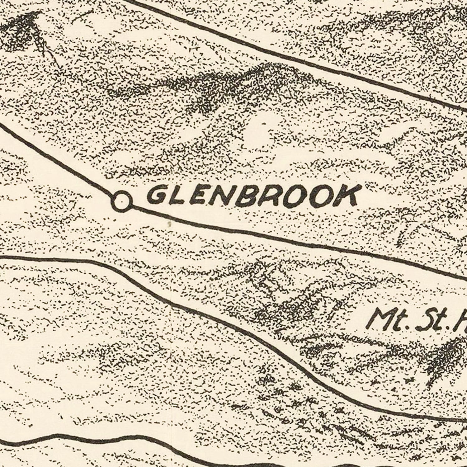 Vintage Napa Valley Map 1927
