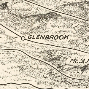 Vintage Napa Valley Map 1927