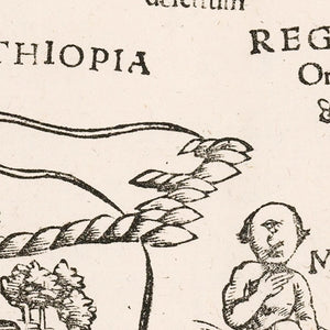 Vintage Africa Map 1574