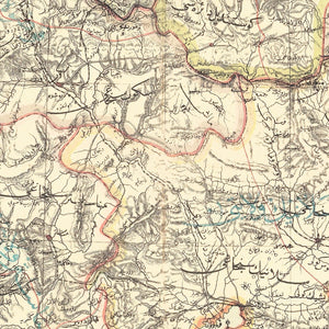 Vintage Balkans Map 1906
