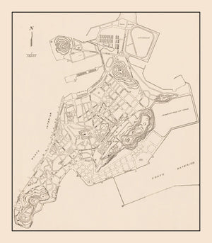Vintage Macao Map 1943