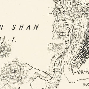 Vintage Macao Map 1918