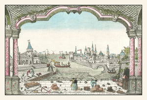 Vintage Map of Jeddah 1750