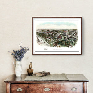 Vintage Princeton University Map 19006