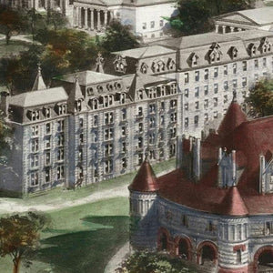 Vintage Princeton University Map 19006