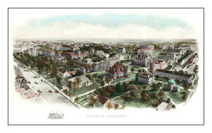 Vintage Princeton University Map 19006