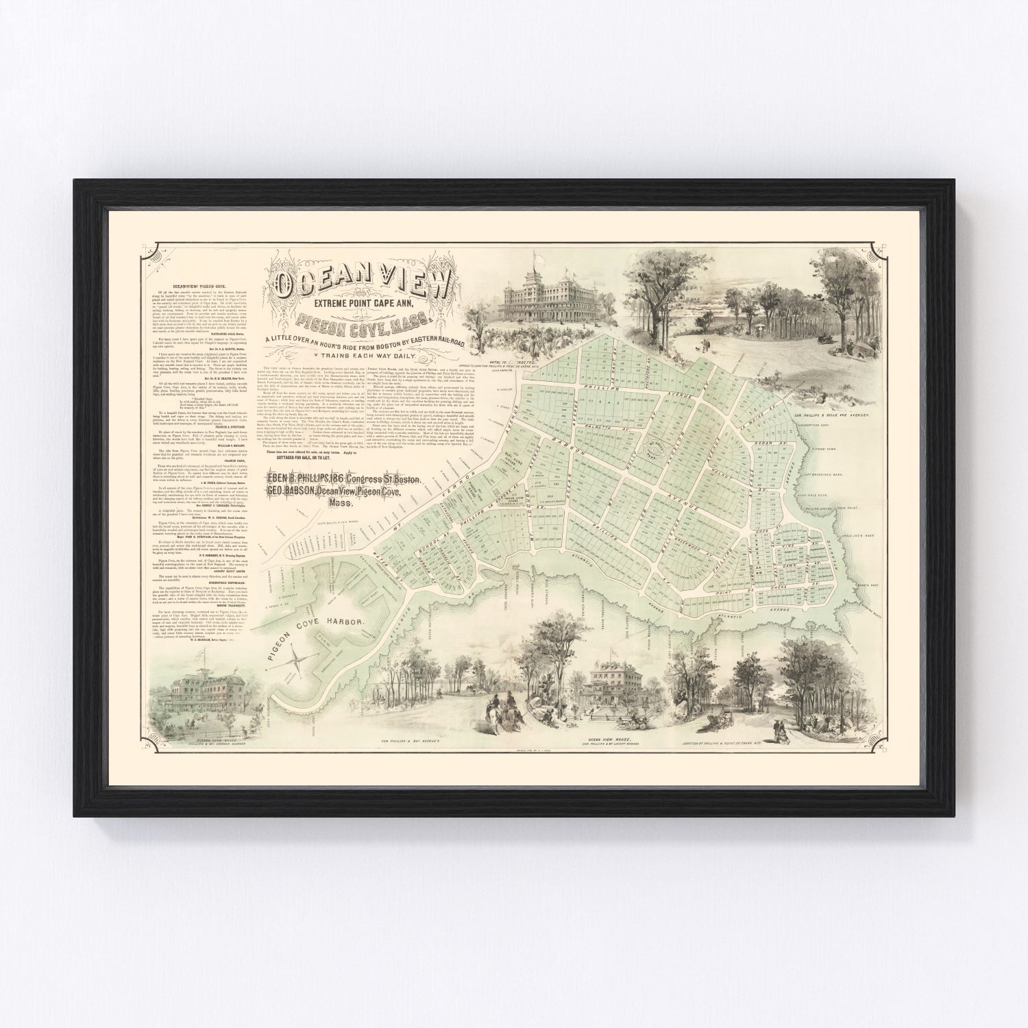 Vintage Pigeon Cove & Cape Ann Massachusetts 1870