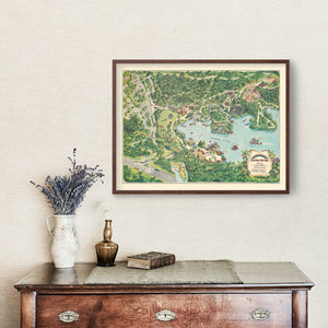 Vintage Rainbow Springs Florida Map 1967