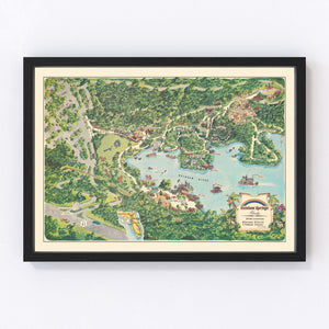 Vintage Rainbow Springs Florida Map 1967