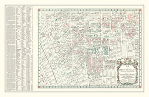 Vintage Greenwich Village New York City Map 1960