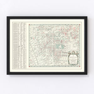 Vintage Greenwich Village New York City Map 1960