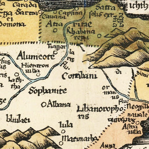 Vintage Arabia Map 1513