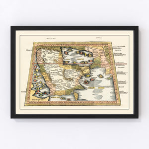 Vintage Arabia Map 1513