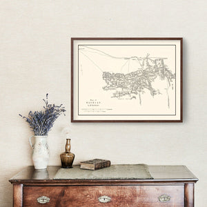 Vintage Western Tajikistan Map 1873