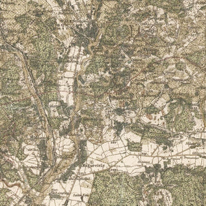 Vintage Prahova, Romania Map 1904