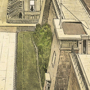 Vintage Murray Hill Neighborhood New York Map 1879