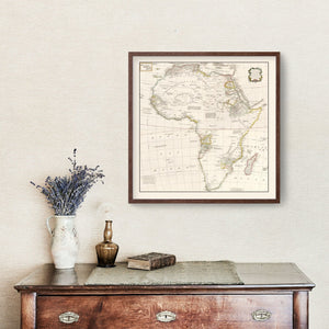 Vintage Africa Map 1755