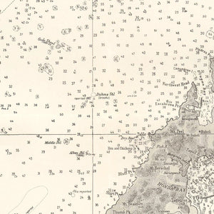 Vintage Palawan Island Map 1938