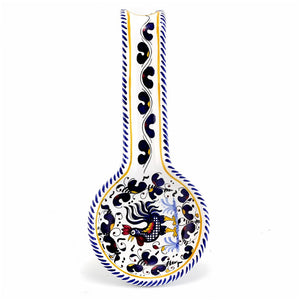 ORVIETO BLUE ROOSTER: Spoon Rest Deluxe