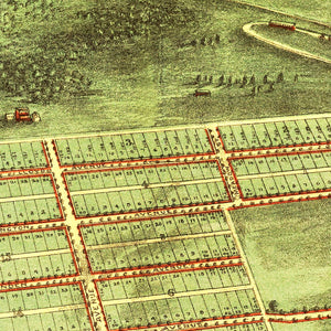 Vintage Map of Alexandria, Virginia 1890