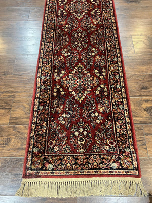 Antique Karastan Runner Rug 2x12, Karastan Sarouk #785, Original Collection, 700 Series, 2 x 12 Runner for Hallway, Wool Karastan Rug, Rare