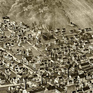 Vintage Map of Toronto, Ohio 1899