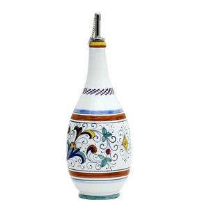 RICCO DERUTA DELUXE: Olive Oil Bottle Dispenser with Metal Capped Pourer