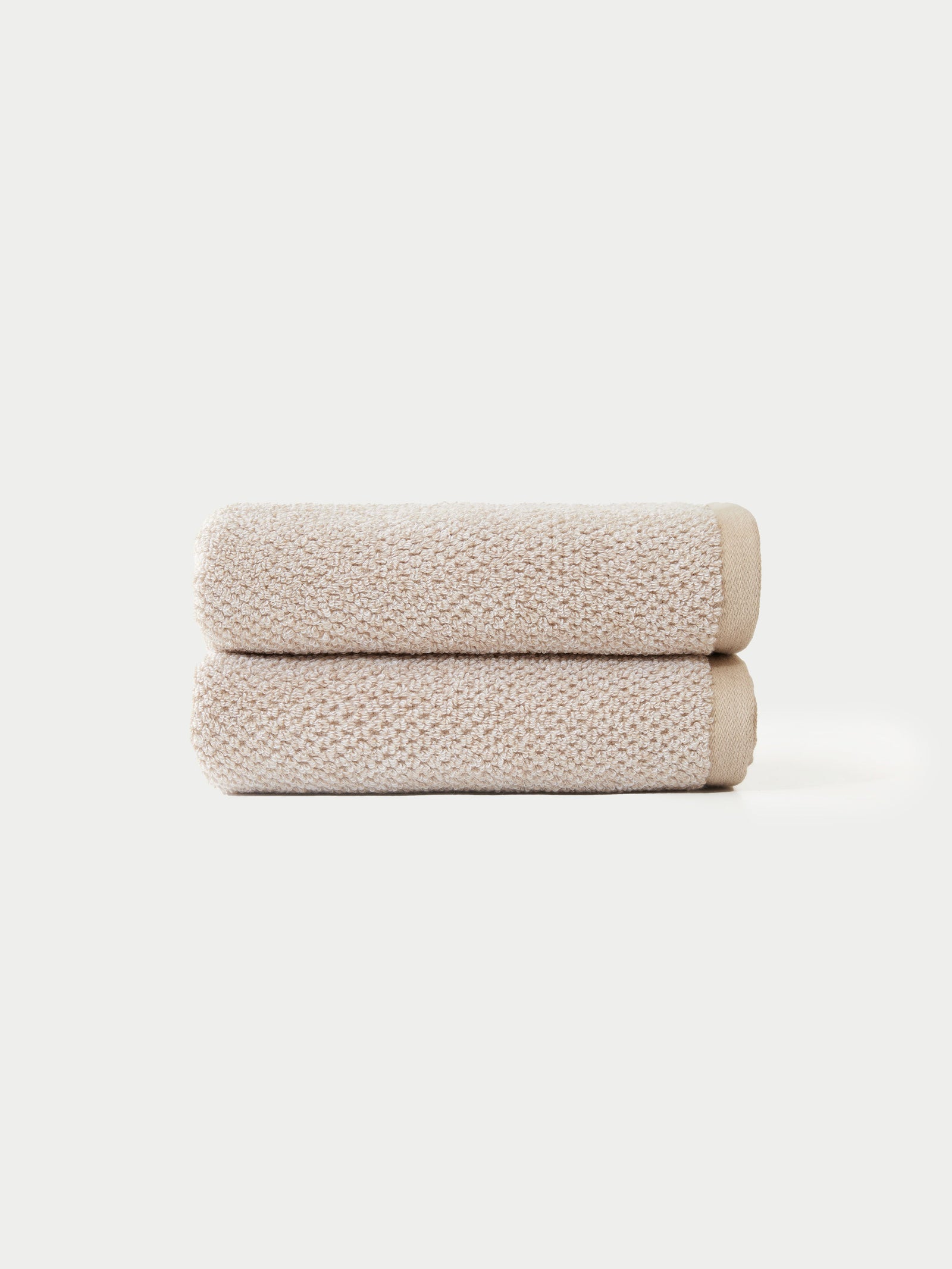 Nantucket Hand Towels - Heathered Sand