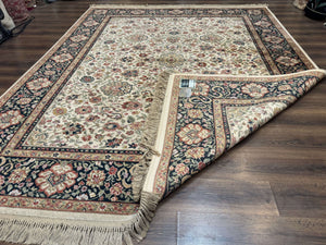 Karastan Rug 8.8 x 10.6 Ivory Indo Kirman #700/706, Wool Original Series