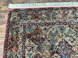 Karastan Multicolor Panel Kirman Rug #717, Wool Karastan Rug 12 x 16, Extra Large Karastan Area Rug, Original Karastan Collection 700 Series