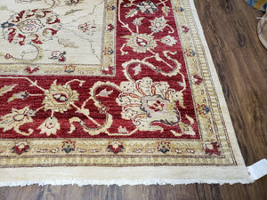 9x12 Rug, Peshawar Rug, Room Sized Rug, Pakistani Rug, Oushak Rug, Vintage Rug, Dining Room Rug, 9x12 Area Rugs, Neutral Rug, Nursery Decor