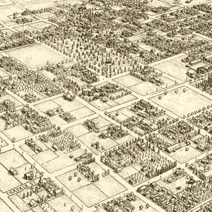 Vintage Map of Santa Barbara, California 1898