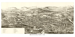Vintage Map of Bennington, Virginia 1905