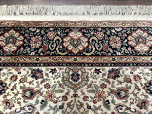Karastan Rug 8.8 x 10.6 Ivory Indo Kirman #700/706, Wool Original Series