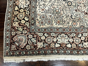 Silk Indian Kashmiri Rug 6x9