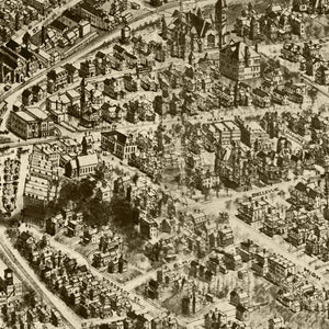 Vintage Map of Bristol, Connecticut 1906
