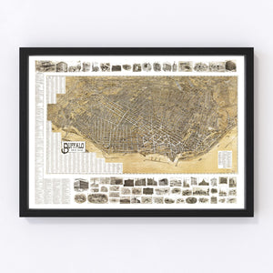 Vintage Map of Buffalo, New York 1902