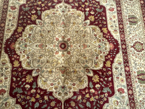 Karastan Rug 8.8 x 12, Antique Legends Royal Tabriz, Wool Pile, Vintage, Rare Design