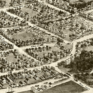 Vintage Map of Freeport, New York 1909