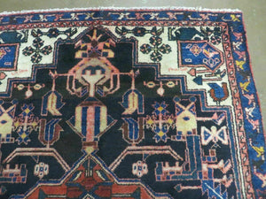 4' X 7' Antique 1920 Handmade Turkish Anatolian Wool Rug Veg Dye Nice