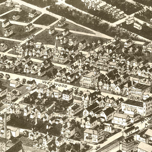 Vintage Map of Lindenhurst, New York 1926