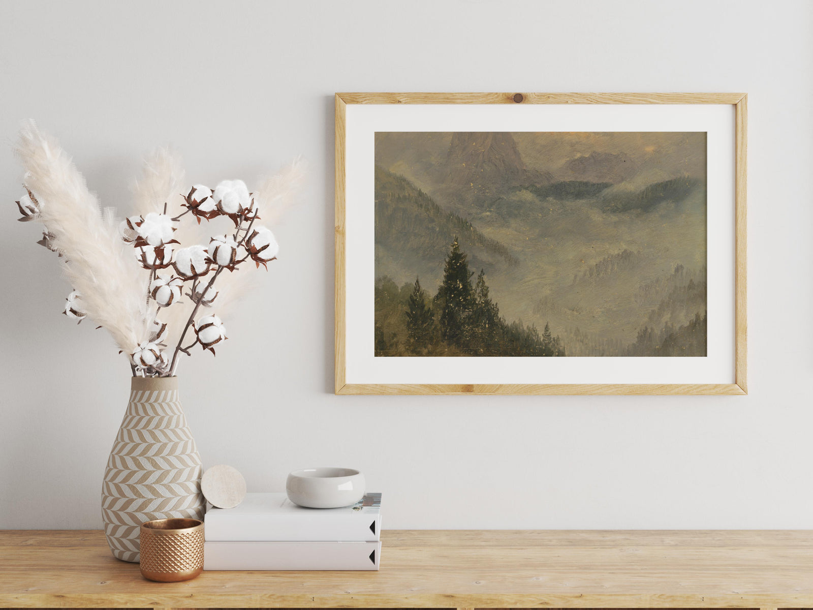 Winter Mountain Range