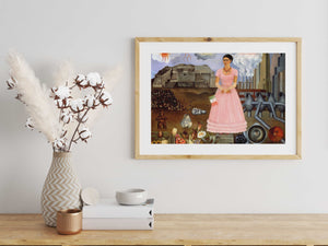 Kahlo - Self Portrait On The Mexican Border