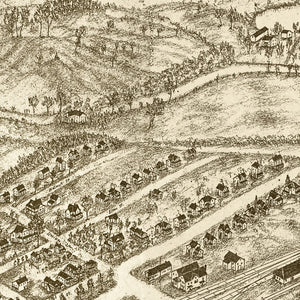 Vintage Map of Pawling, New York 1909
