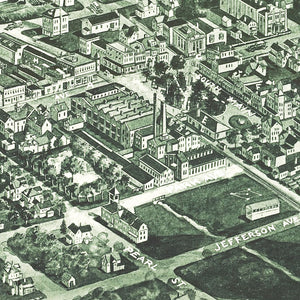 Vintage Map of Pearl River, New York 1924