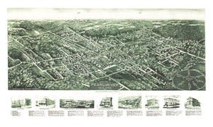 Vintage Map of Pearl River, New York 1924