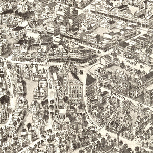 Vintage Map of Peekskill, New York 1911