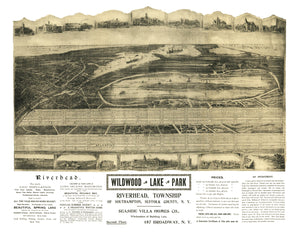 Vintage Map of Riverhead, New York 1903